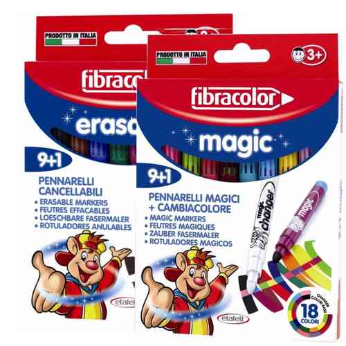 Fibracolor Magic Pens/Erasable Combined